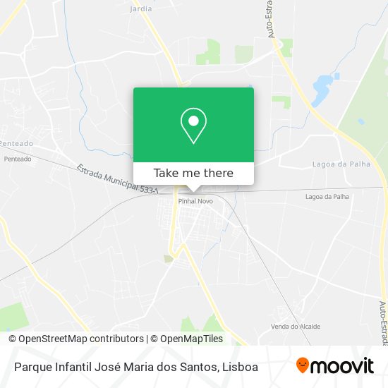 Parque Infantil José Maria dos Santos mapa