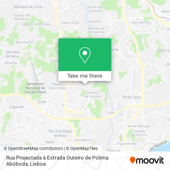 Rua Projectada à Estrada Outeiro de Polima Abóboda map