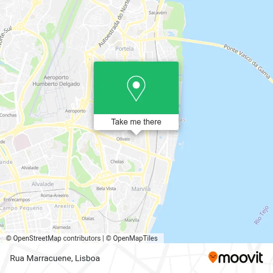 Rua Marracuene mapa
