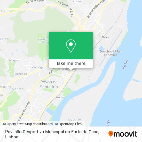 Pavilhão Desportivo Municipal do Forte da Casa map
