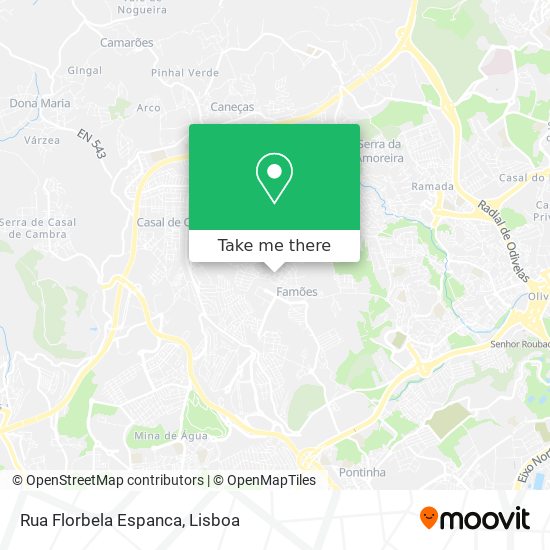Rua Florbela Espanca map