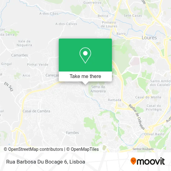 Rua Barbosa Du Bocage 6 map