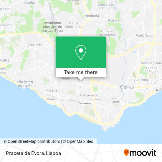 Praceta de Évora map