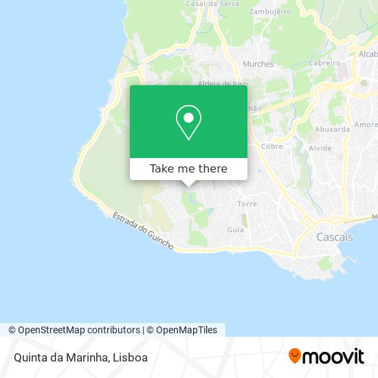 Quinta da Marinha mapa