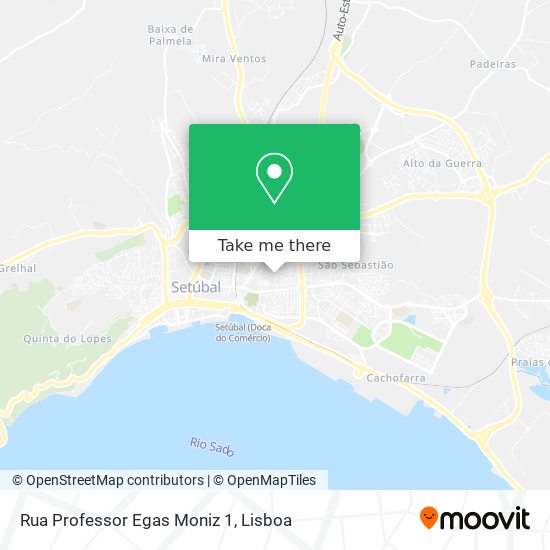 Rua Professor Egas Moniz 1 map