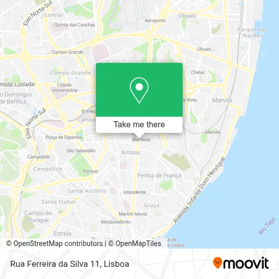 Rua Ferreira da Silva 11 map