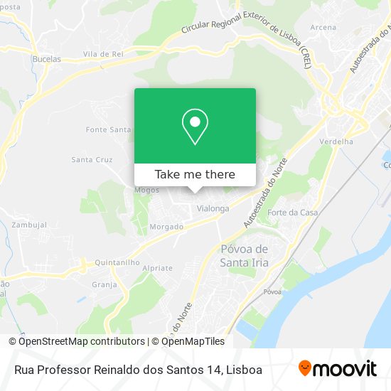 Rua Professor Reinaldo dos Santos 14 map