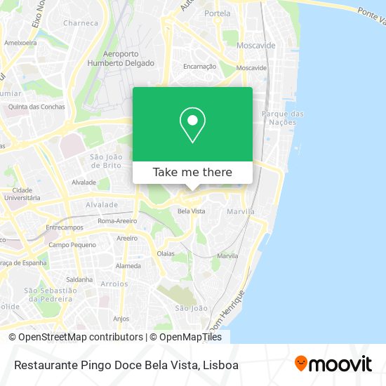 Restaurante Pingo Doce Bela Vista map