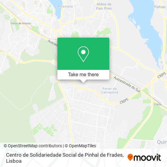 Centro de Solidariedade Social de Pinhal de Frades map