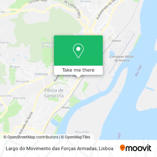 Largo do Movimento das Forças Armadas map