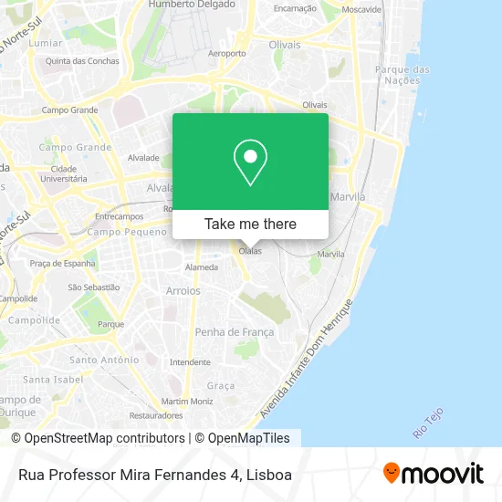 Rua Professor Mira Fernandes 4 map