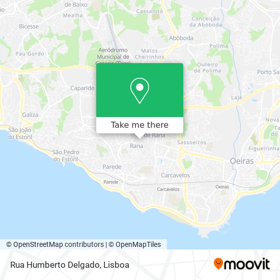 Rua Humberto Delgado mapa