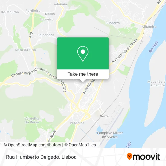 Rua Humberto Delgado map