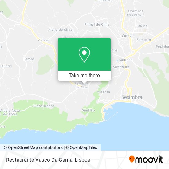 Restaurante Vasco Da Gama mapa