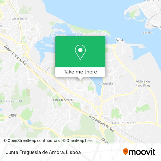 Junta Freguesia de Amora map