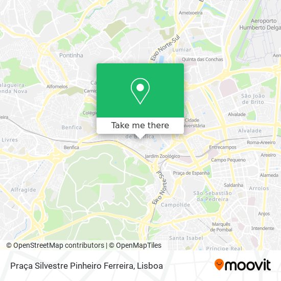 Praça Silvestre Pinheiro Ferreira map