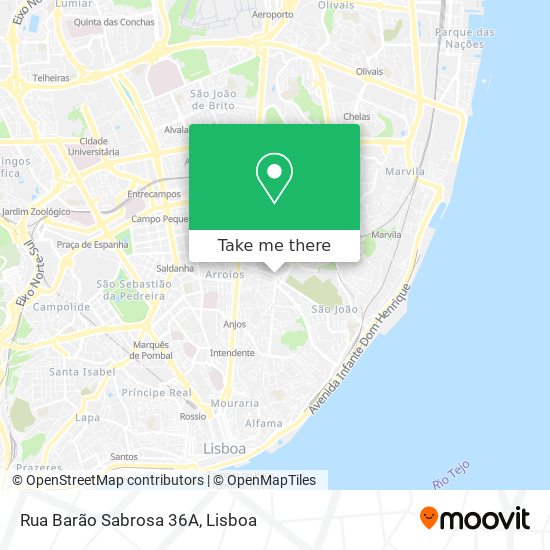 Rua Barão Sabrosa 36A map