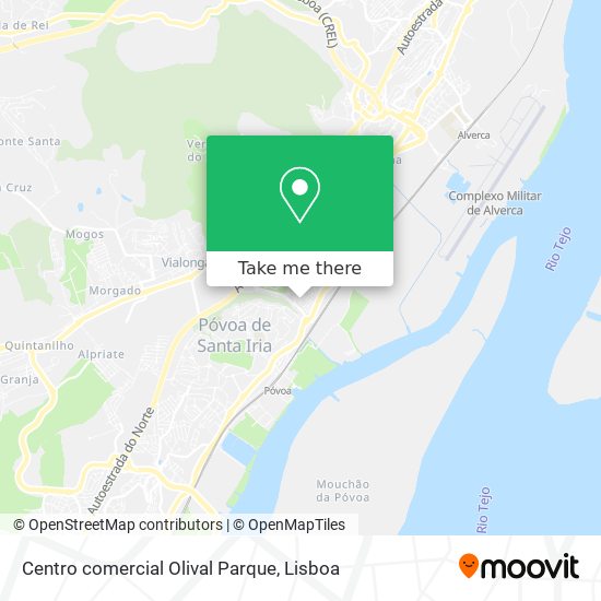 Centro comercial Olival Parque map