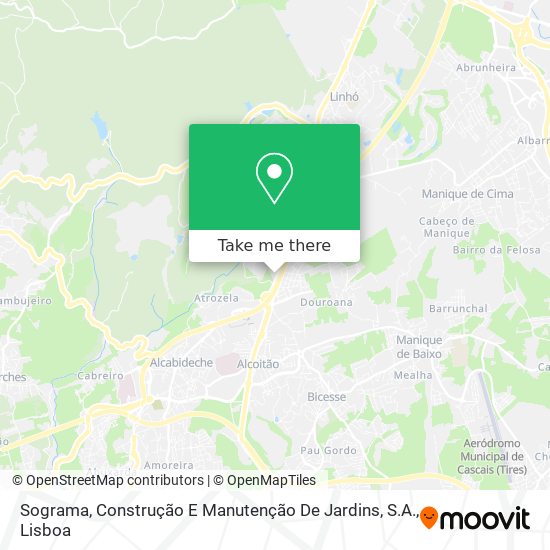 Sograma, Construção E Manutenção De Jardins, S.A. mapa