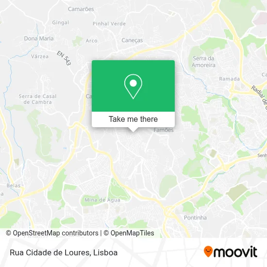 Rua Cidade de Loures map