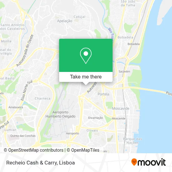 Recheio Cash & Carry map