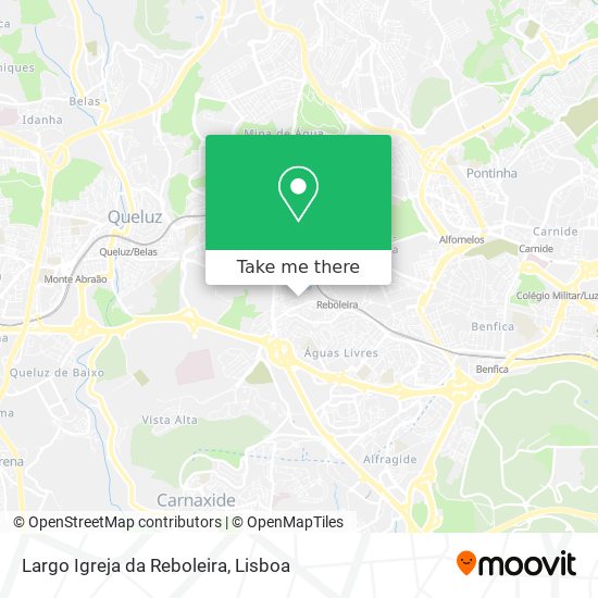 Largo Igreja da Reboleira map