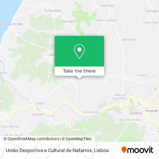 União Desportiva e Cultural de Nafarros mapa