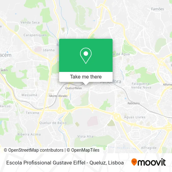 Escola Profissional Gustave Eiffel - Queluz map