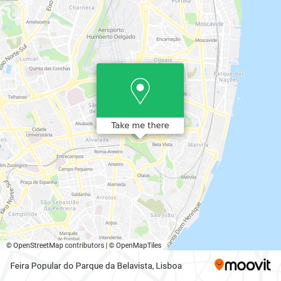 Feira Popular do Parque da Belavista map