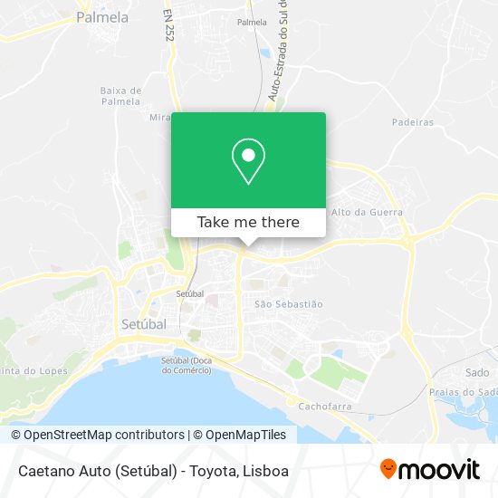 Caetano Auto (Setúbal) - Toyota mapa