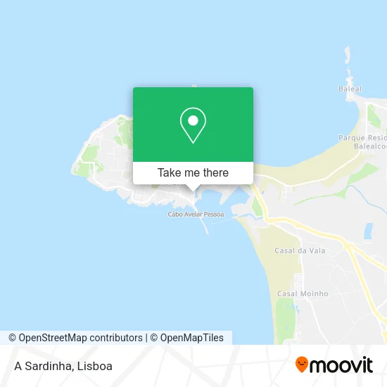 A Sardinha map