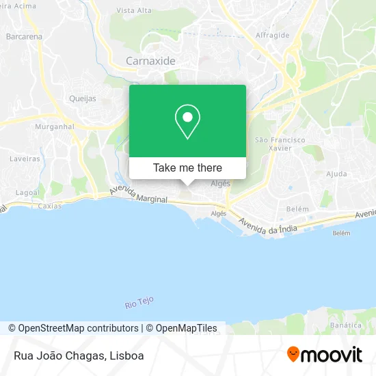 Rua João Chagas map