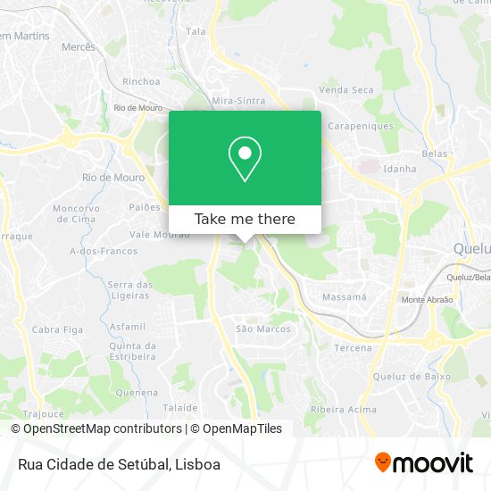 Rua Cidade de Setúbal mapa