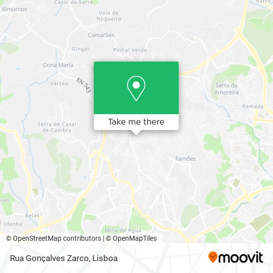 Rua Gonçalves Zarco map