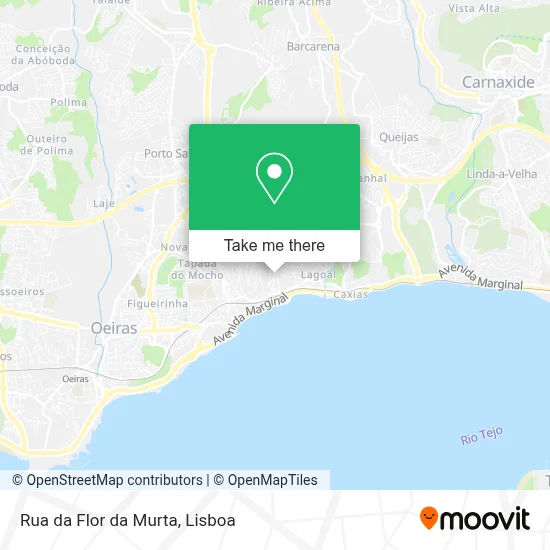 Rua da Flor da Murta map