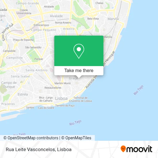 Rua Leite Vasconcelos map