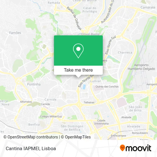 Cantina IAPMEI mapa