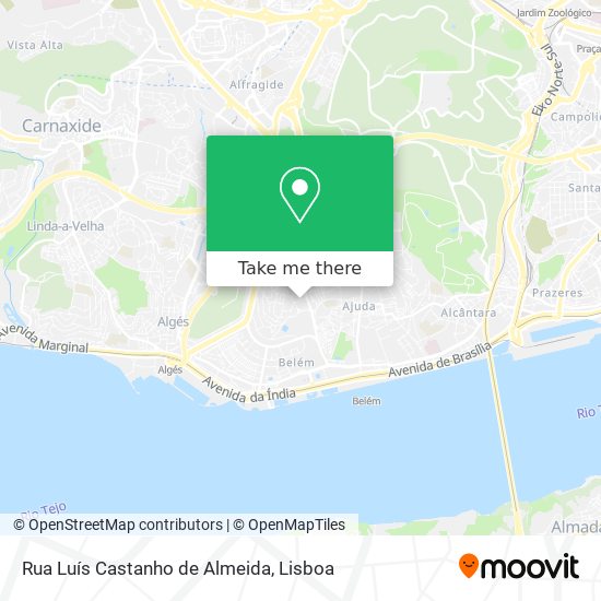 Rua Luís Castanho de Almeida map