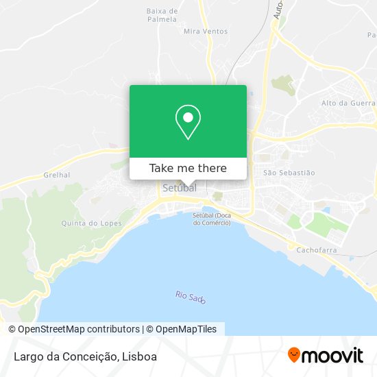 Largo da Conceição mapa