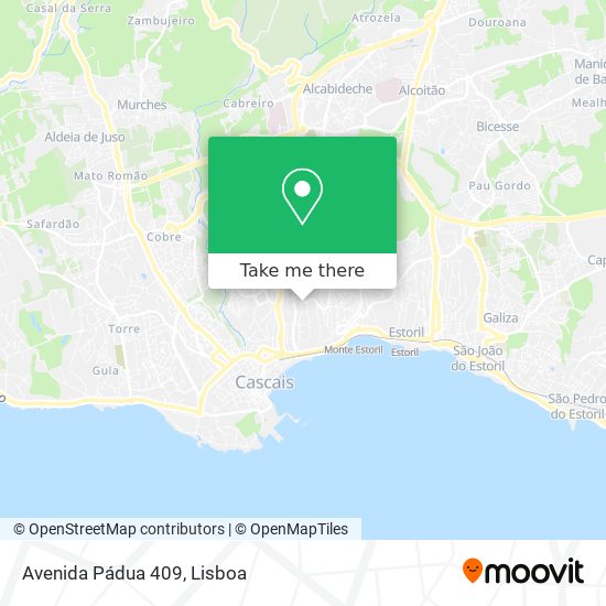 Avenida Pádua 409 mapa