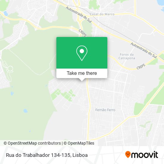 Rua do Trabalhador 134-135 map