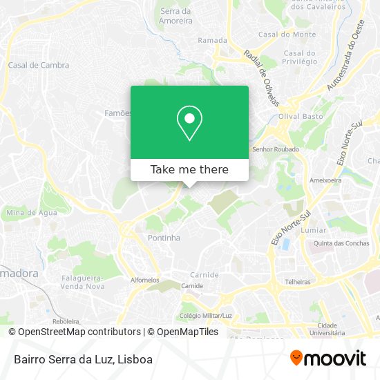 Bairro Serra da Luz map