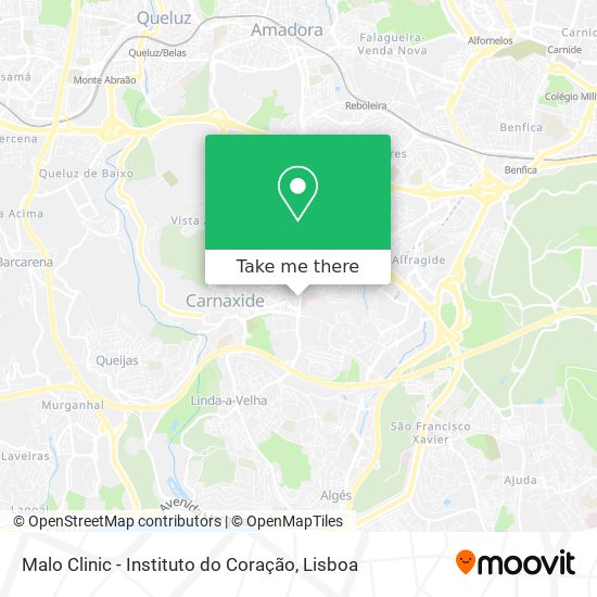 Malo Clinic - Instituto do Coração map