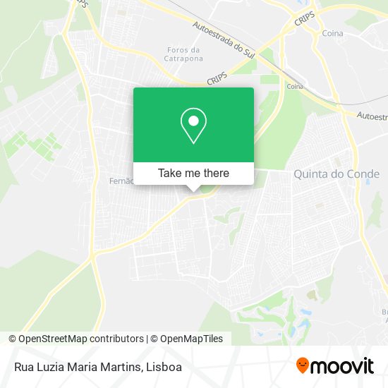 Rua Luzia Maria Martins map