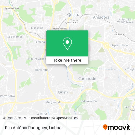Rua António Rodrigues map