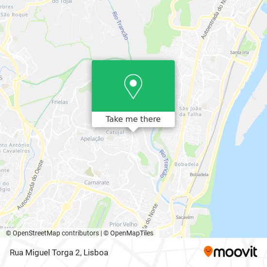 Rua Miguel Torga 2 mapa