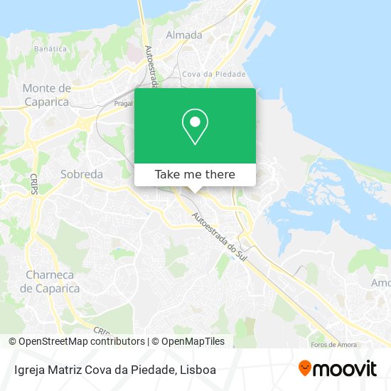 Igreja Matriz Cova da Piedade map