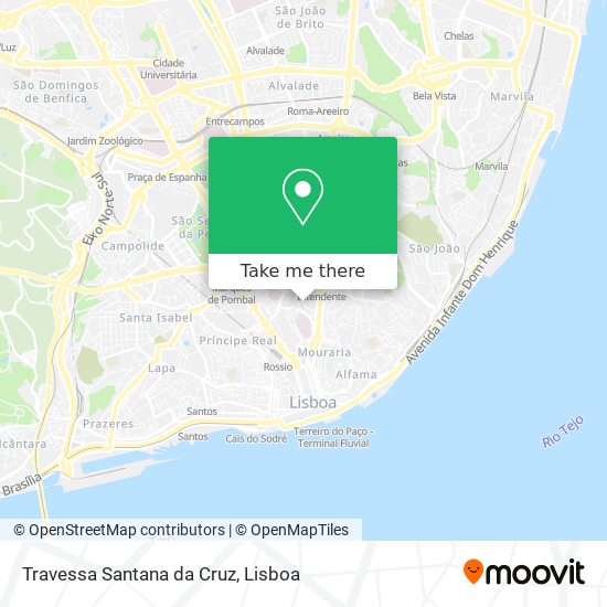 Travessa Santana da Cruz map