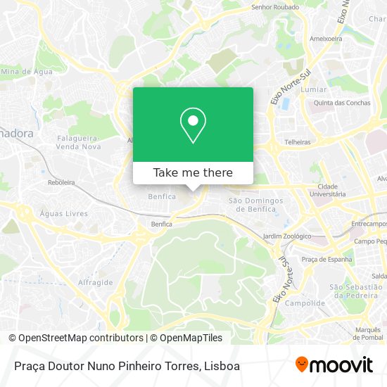 Praça Doutor Nuno Pinheiro Torres mapa