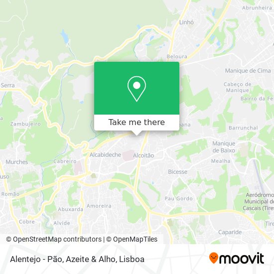 Alentejo - Pão, Azeite & Alho map